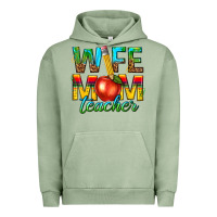Pigment Oil Green wife mom teacher Urban Hoodie - texasbilliewilder