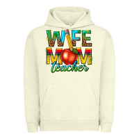 Pigment Pistachio wife mom teacher Urban Hoodie - texasbilliewilder