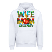 White wife mom teacher Urban Hoodie - texasbilliewilder