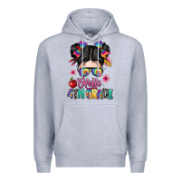 Heather Grey hello fourth grade Premium Hoodie - texasbilliewilder