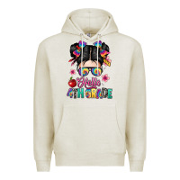 Oatmeal Heather hello fourth grade Premium Hoodie - texasbilliewilder