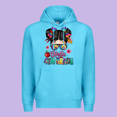 Hello Fourth Grade Premium Hoodie Designed By Texasbilliewilder