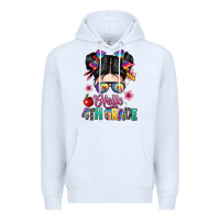 White hello fourth grade Premium Hoodie - texasbilliewilder