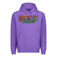 Purple spanish teacher Premium Hoodie - Zillion Design Studio