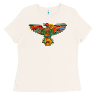 Thunderbird  Wild Soul With Sunflower Serape Aztec Ladies Tee | Teevron