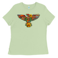 Matcha thunderbird  wild soul with sunflower serape aztec Ladies Tee - Artiststas