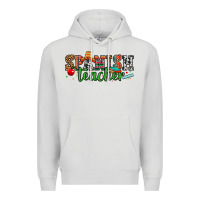 Dove Grey spanish teacher Premium Hoodie - Zillion Design Studio