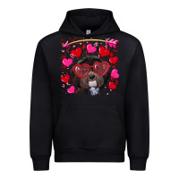 Black valentine's day havanese dog Urban Hoodie - RanaPortraitStore