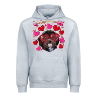 Heather Grey valentine's day havanese dog Urban Hoodie - RanaPortraitStore