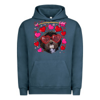 Pigment Midnight Navy valentine's day havanese dog Urban Hoodie - RanaPortraitStore