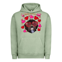 Pigment Oil Green valentine's day havanese dog Urban Hoodie - RanaPortraitStore