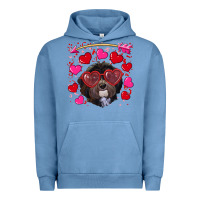Pigment Pebble Blue valentine's day havanese dog Urban Hoodie - RanaPortraitStore