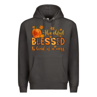 Smoke thankful blessed and kind of a mess Premium Hoodie - Zillion Design Studio