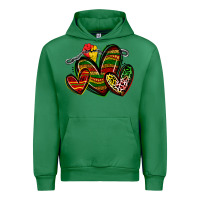 Emerald juneteenth hearts Urban Hoodie - Zillion Design Studio