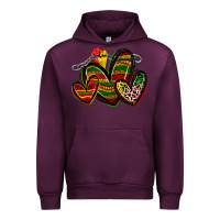 Mauve Wine juneteenth hearts Urban Hoodie - Zillion Design Studio