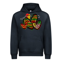 Navy juneteenth hearts Urban Hoodie - Zillion Design Studio