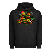 Pigment Black juneteenth hearts Urban Hoodie - Zillion Design Studio
