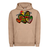 Pigment Burro juneteenth hearts Urban Hoodie - Zillion Design Studio