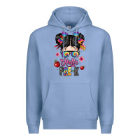 Colony Blue hello pre k Premium Hoodie - texasbilliewilder