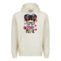 Oatmeal Heather hello pre k Premium Hoodie - texasbilliewilder