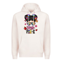 Pale Pink hello pre k Premium Hoodie - texasbilliewilder