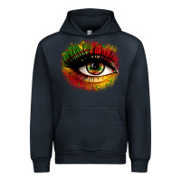 Navy juneteenth eye Urban Hoodie - Zillion Design Studio