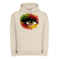 Pigment French Oak juneteenth eye Urban Hoodie - Zillion Design Studio