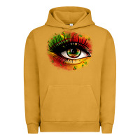 Pigment Peanut Butter juneteenth eye Urban Hoodie - Zillion Design Studio