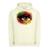 Pigment Pistachio juneteenth eye Urban Hoodie - Zillion Design Studio
