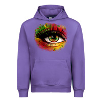 Tulip juneteenth eye Urban Hoodie - Zillion Design Studio
