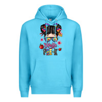 Ocean Blue hello pre k Premium Hoodie - texasbilliewilder