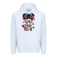 White hello pre k Premium Hoodie - texasbilliewilder