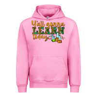 Fuchsia Pink yall gonna learn today Urban Hoodie - texasbilliewilder