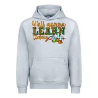 Heather Grey yall gonna learn today Urban Hoodie - texasbilliewilder