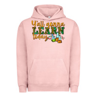 Pigment Salmon yall gonna learn today Urban Hoodie - texasbilliewilder