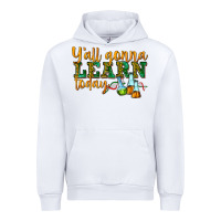 White yall gonna learn today Urban Hoodie - texasbilliewilder