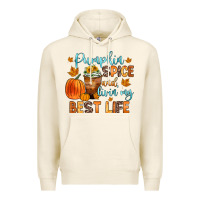 Tofu pumpkin spice and livin  my best life Premium Hoodie - Zillion Design Studio