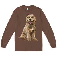 Chestnut goldendoodle Long Sleeve Tee - BarkalooDesign