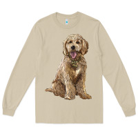 Mushroom goldendoodle Long Sleeve Tee - BarkalooDesign