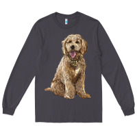 Smoke goldendoodle Long Sleeve Tee - BarkalooDesign