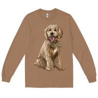 Toasted Coconut goldendoodle Long Sleeve Tee - BarkalooDesign