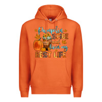 Carrot pumpkin spice and livin  my best life Premium Hoodie - Zillion Design Studio