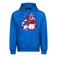 Cobalt 4th of july american unicorn Urban Hoodie - texasbilliewilder