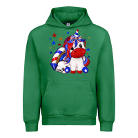 4th Of July American Unicorn Urban Hoodie | Teevron