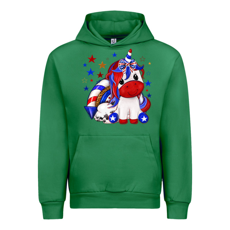 4th Of July American Unicorn Urban Hoodie by texasbilliewilder | Teevron