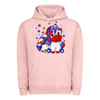 Pigment Salmon 4th of july american unicorn Urban Hoodie - texasbilliewilder