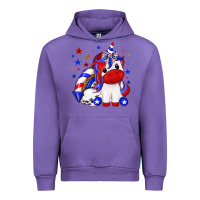 Tulip 4th of july american unicorn Urban Hoodie - texasbilliewilder