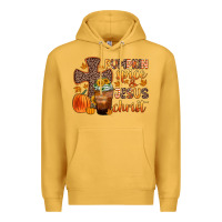 Mustard pumpkin spice and jesus christ Premium Hoodie - Zillion Design Studio