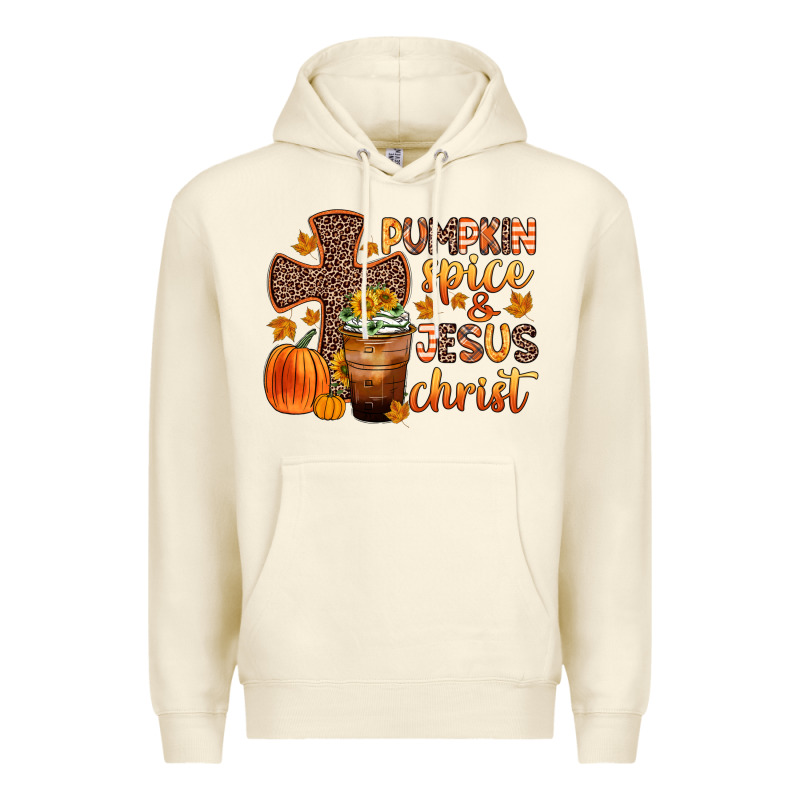 Pumpkin Spice And Jesus Christ Premium Hoodie by Zillion Design Studio | Teevron