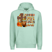 Seafoam pumpkin spice and jesus christ Premium Hoodie - Zillion Design Studio
